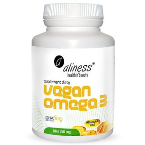 Aliness Omega 3 Vegan Dha 250mg 60 Kapsułek Vege