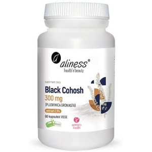 Aliness Black Cohosh Pluskwica Groniasta 300mg 90 Kapsułek Vege