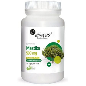 Aliness Mastika Sproszkowana Żywica 500mg 60 Kapsułek Vege