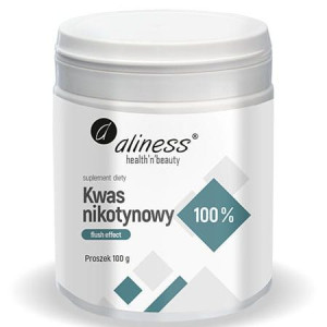 Aliness Kwas Nikotynowy Czysty 100% Proszek 100g