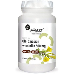 Aliness Olej Z Nasion Wiesiołka 500mg 90 Kapsułek