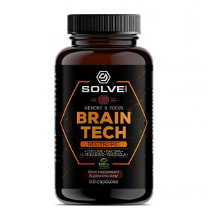 Solve Labs Brain Tech Memory & Focus 60 Kapsułek