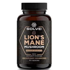 Solve Labs Lion's Mane Ekstrakt 10:1 60 Kapsułek