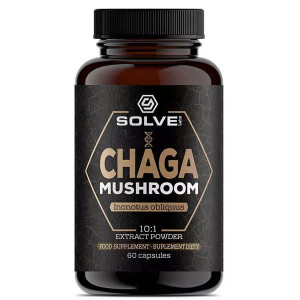 Solve Labs Chaga Ekstrakt 10:1 60 Kapsułek