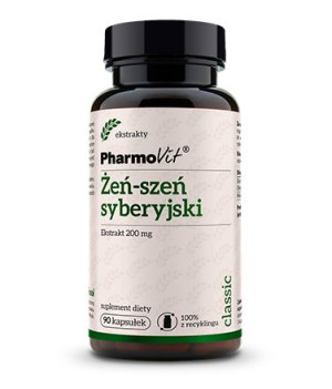Pharmovit Żeń–szeń Syberyjski 200mg 90 Kaps.
