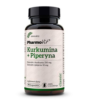 Pharmovit Kurkumina + Piperyna 90 Kapsułek