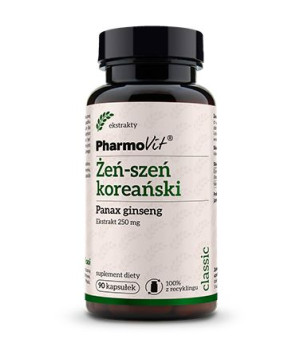 Pharmovit Żeń-szeń Koreański 4:1 250 Mg 90 Kaps