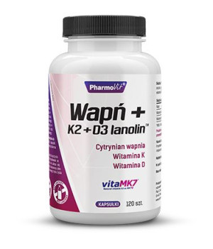 Pharmovit Wapń + K2 + D3 120 Kaps.