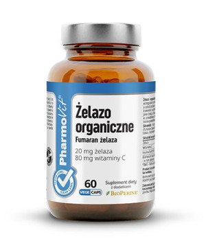 Pharmovit Żelazo Organiczne 60 Kaps