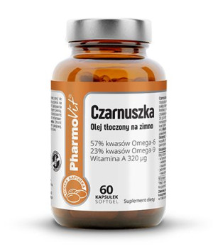 Pharmovit Czarnuszka Olej Tłoczony Na Zimno 60 Kap