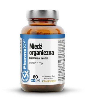 Pharmovit Miedź Organiczna 2mcg 60 Kaps