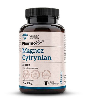 Pharmovit Magnez Cytrynian 375 Mg 150 G