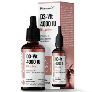 Pharmovit Witamina D3-vit 4000 Iu Oil Active Krople 30ml