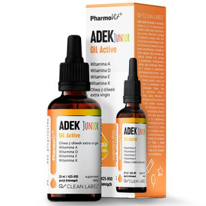 Pharmovit Witaminy Adek Junior Oil Active Krople 30ml
