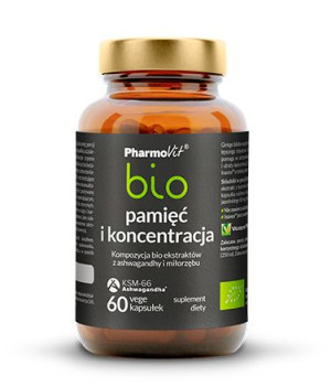 Pharmovit Bio Pamięć I Koncentracja 60 Kaps
