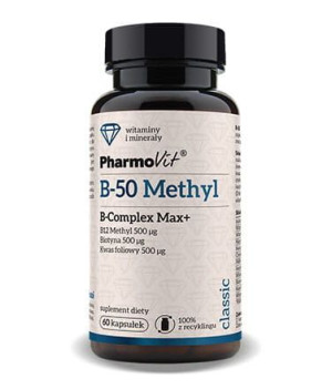 Pharmovit B-50 Methyl B-complex Max+ 60 Kaps