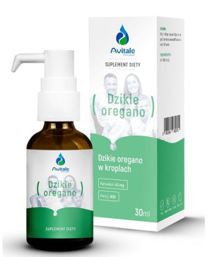 Avitale Dzikie Oregano 100% Naturalny Olej Krople 30ml