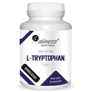 Aliness L-tryptophan L-tryptofan 500mg 100 Kapsułek Vege