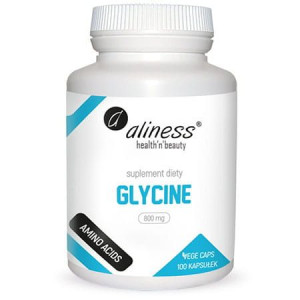 Aliness Glycine Glicyna 800mg 100 Kapsułek Vege