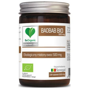 Beorganic Baobab Bio 500mg 100 Tab