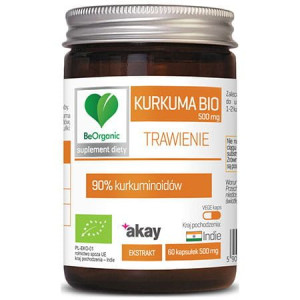 Beorganic Kurkuma Bio 90% 500mg 50 Kaps