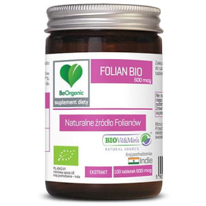 Beorganic Folian Bio 600mcg 100 Tab