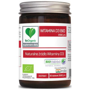 Beorganic Witamina D3 Bio 200iu 60 Tab