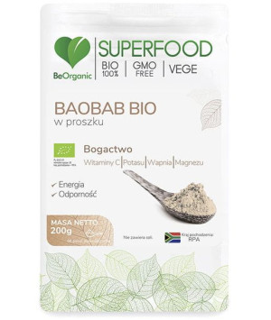 Beorganic Baobab Bio W Proszku 200g