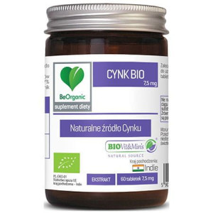 Beorganic Cynk Bio 7,5 Mg 60 Tab