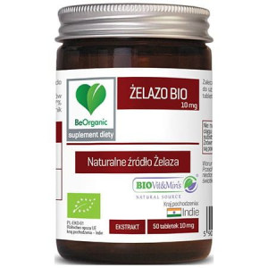 Beorganic Żelazo Bio 10 Mg 50 Tab