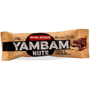 BODY ATTACK YAMBAM PROTEIN BAR 55G - Biała czekolada