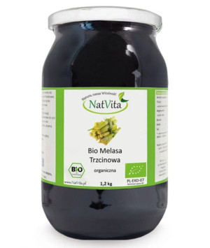 Natvita Melasa Trzcinowa Bio 1200 G