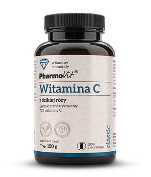 Pharmovit Witamina C W 100% Z Dzikiej Róży 150g