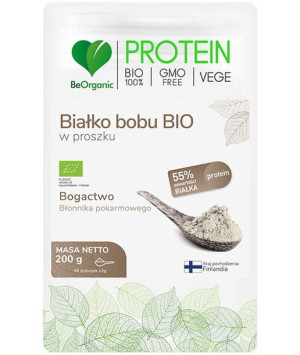 Beorganic Białko Bobu Bio W Proszku 200g