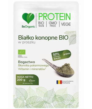 Beorganic Białko Konopne Bio W Proszku 200g