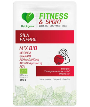 Beorganic Fitness Siła Energii Mix Bio 100 G