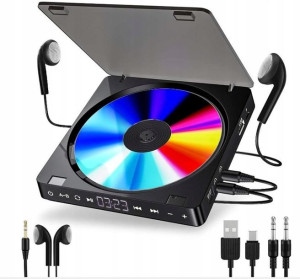 Discman odtwarzacz przenośny mp3 CD DOTYK PREZENT