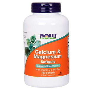 Now Foods Calcium & Magnesium D3 Zinc 120 Kaps