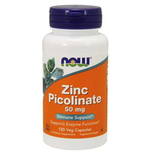 Now Foods Zinc Picolinate 50mg 120 Kaps.