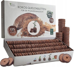 Nawóz Tabletki Kokosowe Odżywcze 125 Szt Do Roślin