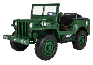 Auto Na Akumulator Wojskowe 3 Osobowe 4x4 Eva Led