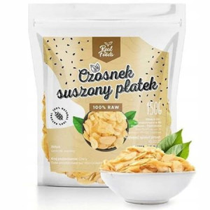 Real Foods Czosnek Suszony Płatki 150g
