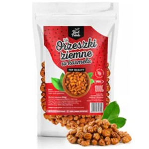 Real Foods Orzechy Ziemne W Karmelu 1kg