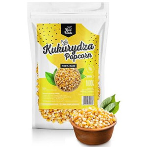 Real Foods Kukurydza Popcorn 1kg