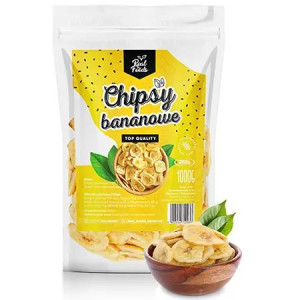 Real Foods Chipsy Bananowe 1 Kg