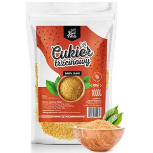 Real Foods Cukier Trzcinowy 1kg