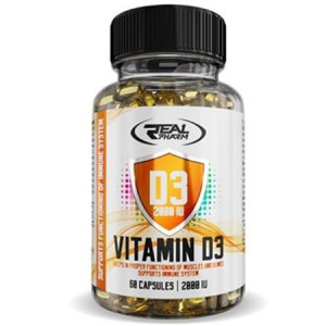 Real Pharm Vitamin D3 2000 Iu 60 Kapsułek