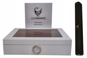 HUMIDOR na cygara Pudełko Nawilżacz Higrometr