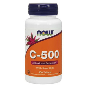 Now Foods C-500 With Rose Hips 100 Tab.