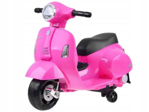 Motor Dla Dzieci Skuter Na Akumulator Vespa Pink